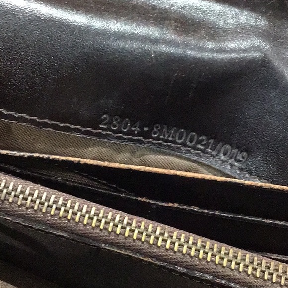 Fendi Wallet Silver Buckle Zucca Leather Long Wallet EUC - Picture 5 of 12